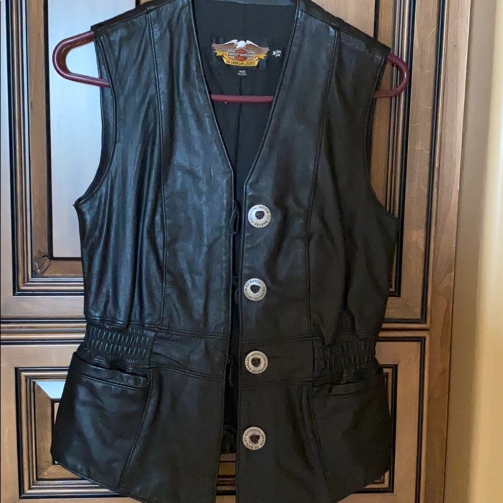 ⭐️💥MOTOR HARLEY DAVIDSON LEATHER VEST💥⭐️